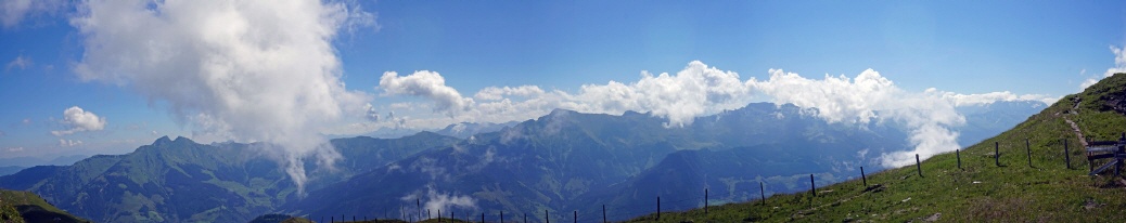 Panorama Ostseite des Rauriser Tales