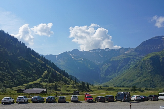 Parkplatz auf dem Nassfeld